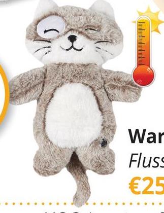 Warming Knuffel FLUSSY Bruin/Wit Warming Knuffel FLUSSY Bruin/Wit