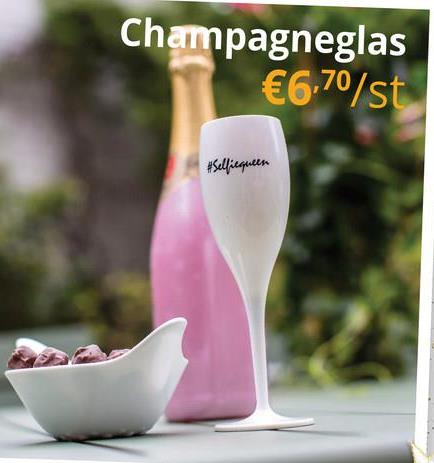 Champagneglas SELFIEQUEEN 100ml Wit Laat de kurken knallen! Of het nu gaat om mousserende wijn, champagne of prosecco - champagneglas SELFIEQUEEN is het leukste glas voor alle sprankelende lekkernijen.Het hoogwaardige materiaal isoleert en houdt drankjes koel, terwijl de hoge vorm ervoor zorgt dat de bubbels langer meegaan. Het glas is ook zeer stevig, waardoor het geschikt is voor gebruik op evenementen, in clubs, op het strand, kortom, overal waar er kan worden gevierd.OnbreekbaarIsoleert 4x beter dan glasVaatwasbestendig, maar handwas wordt aangeradenDuurzaam materiaal100% recyclebaar100% CO2-neutraal