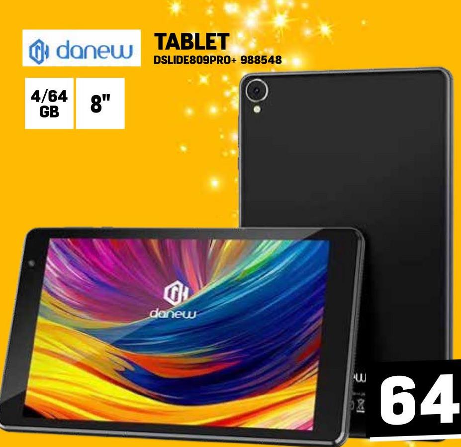 danew
4/64
8"
GB
TABLET
DSLIDE809PRO+ 988548
danew
Ա
38
64