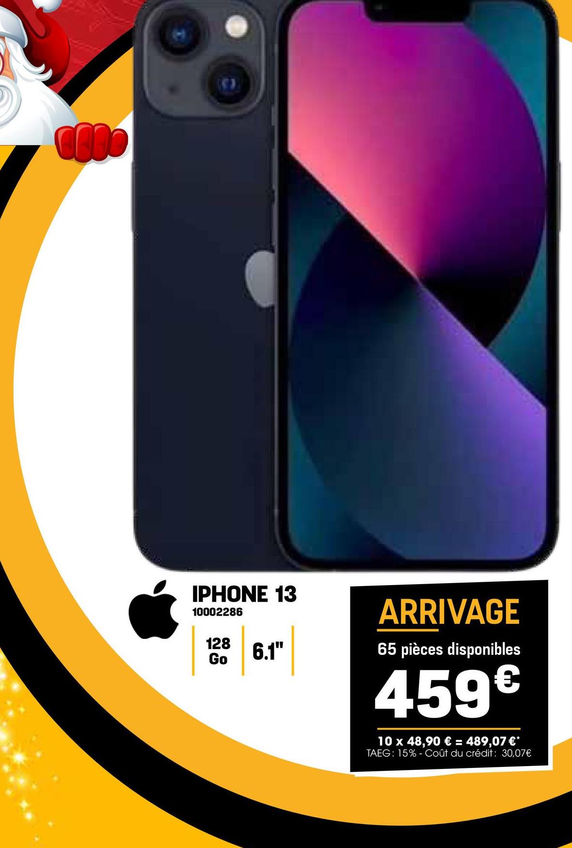 IPHONE 13
10002286
128
Go
8 |
6.1"
ARRIVAGE
65 pièces disponibles
459€
10 x 48,90 € = 489,07 €*
TAEG: 15% Coût du crédit: 30,07€