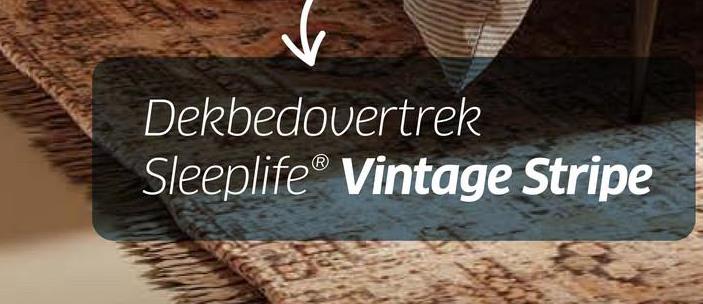 Dekbedovertrek
Sleeplife® Vintage Stripe