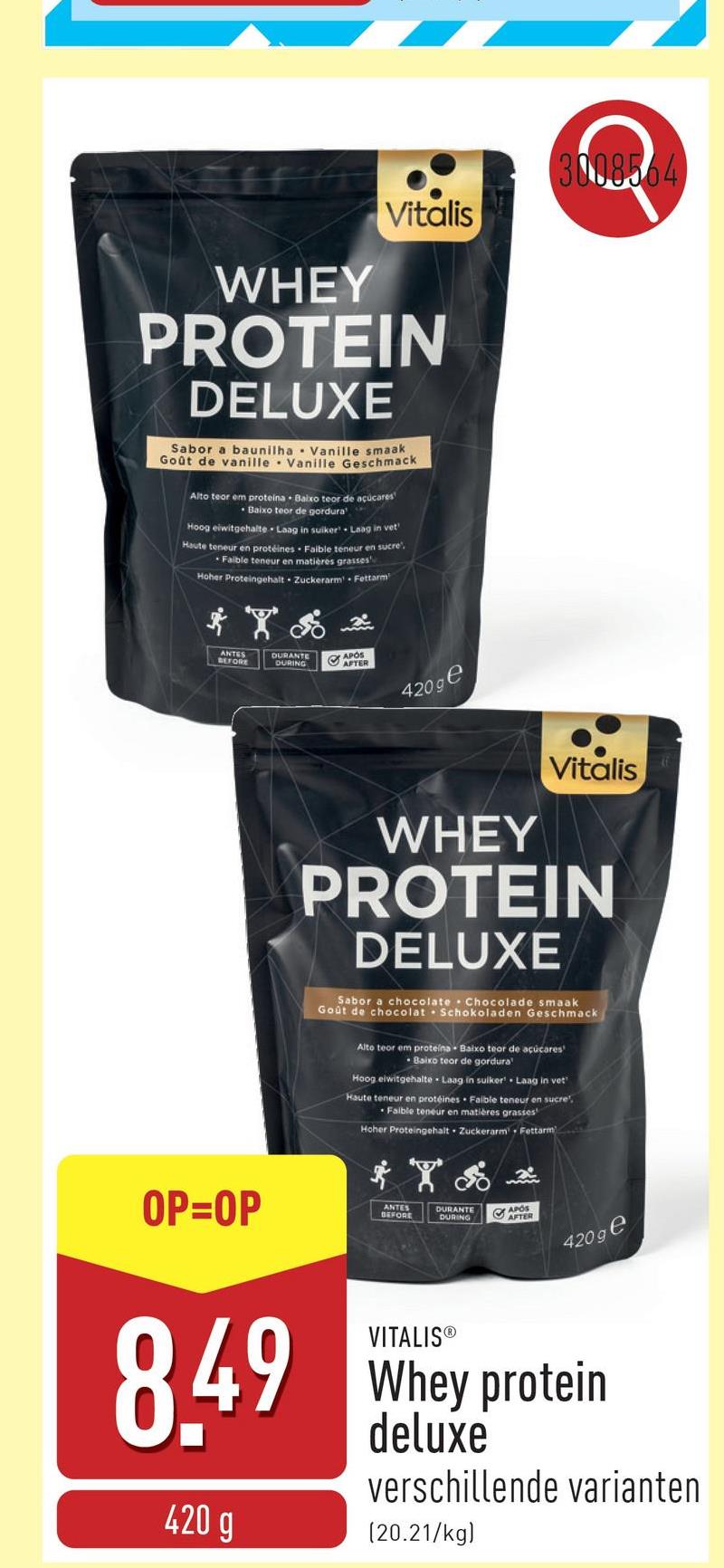 Whey protein deluxe keuze uit verschillende varianten