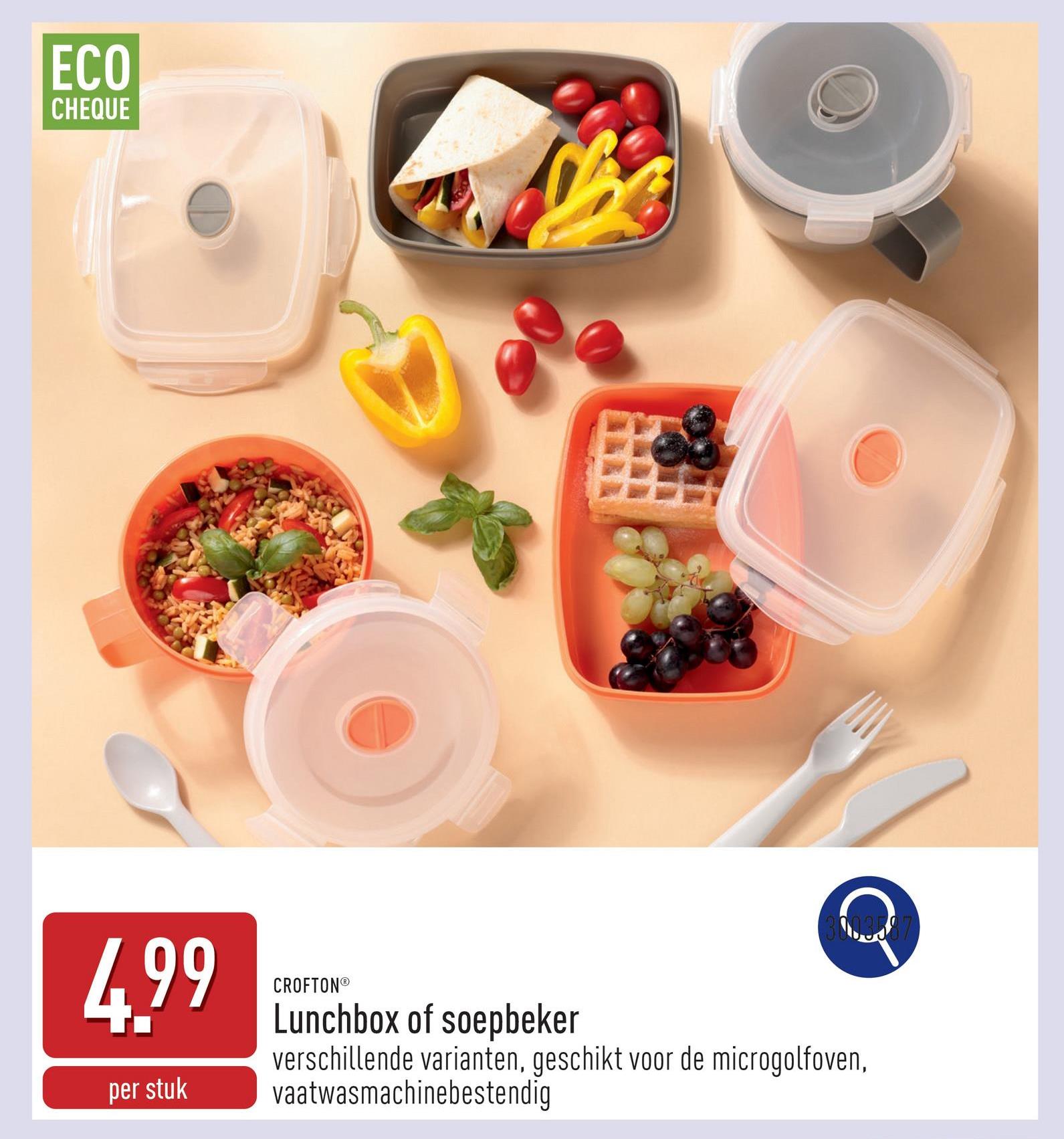 Lunchbox of soepbeker keuze uit lunchbox (0,69 l) en soepbeker (1 l), keuze uit verschillende varianten, geschikt voor de microgolfoven en diepvries, vaatwasmachinebestendig