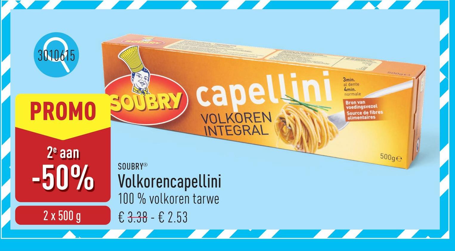 Volkorencapellini 100 % volkorentarwe