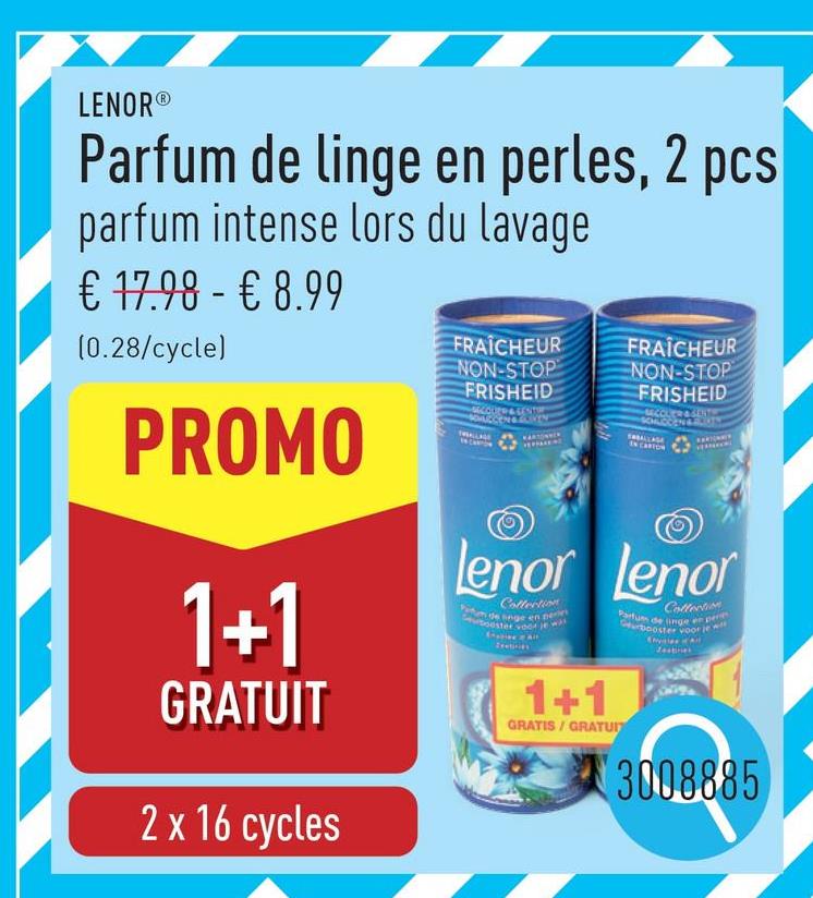 Parfum de linge en perles, 2 pcs ambre &amp; orchidée