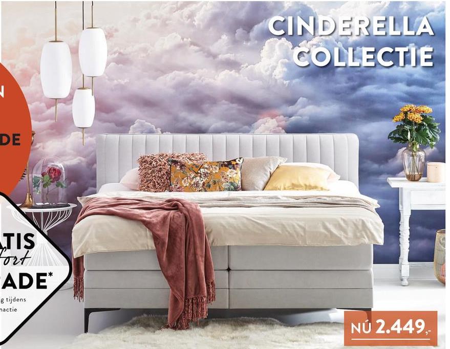 ↓
DE
TIS
fort
ADE*
g tijdens
mactie
CINDERELLA
COLLECTIE
NÚ 2.449,-