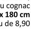 u
cognac
x 180 cm
de 8,90