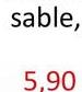 sable,
5,90