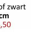 of zwart
cm
,50