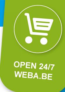 貝
OPEN 24/7
WEBA.BE