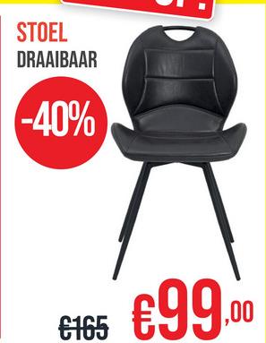 STOEL
DRAAIBAAR
-40%
€165
€99.0