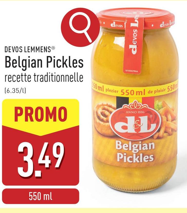 Belgian pickles selon la recette traditionnelle