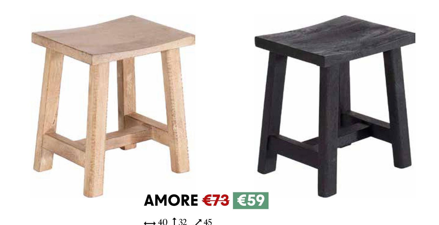 AMORE €73 €59
←40 ↑ 32 45
本