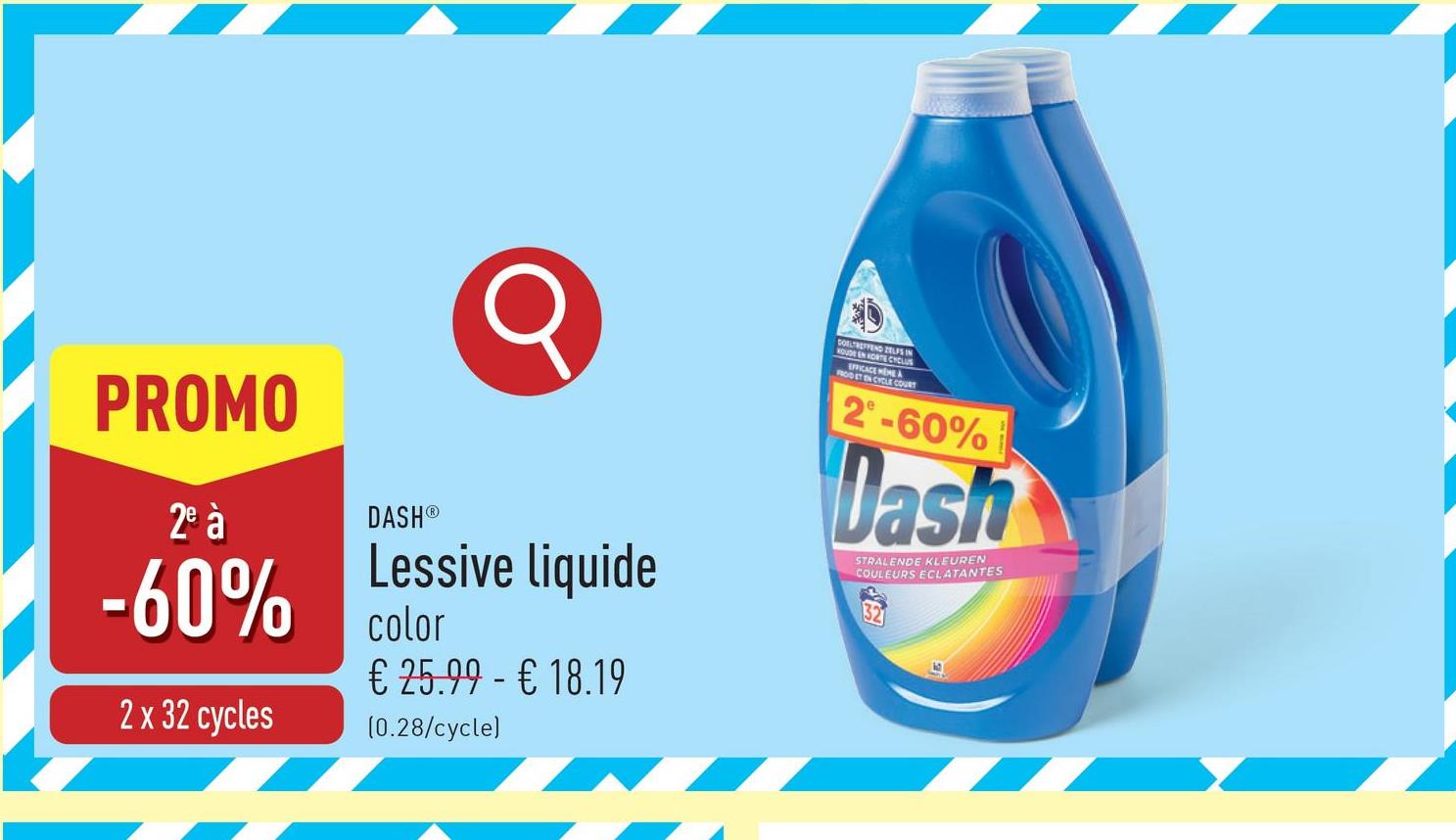 Lessive liquide color