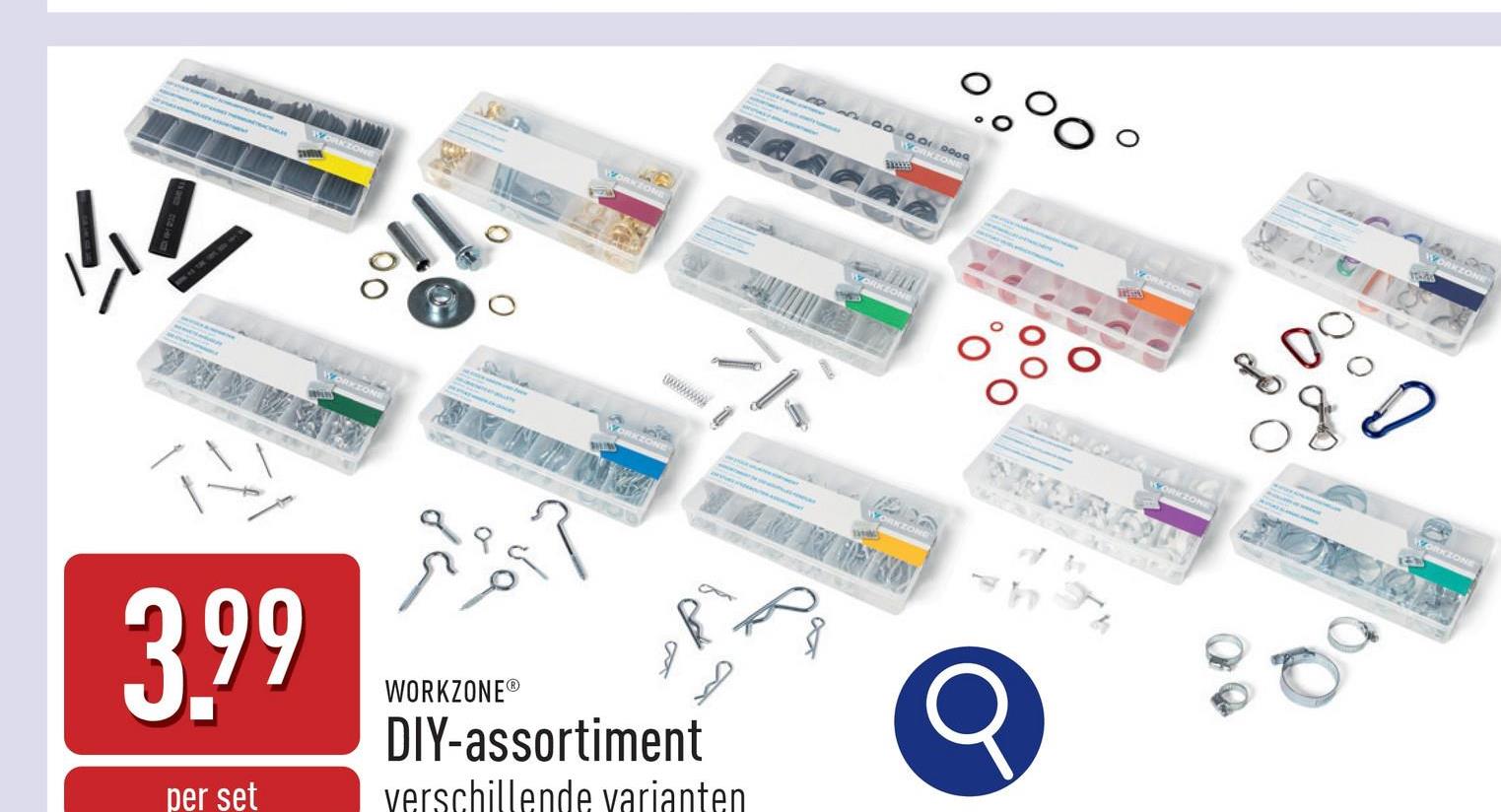 DIY-assortiment keuze uit verschillende varianten