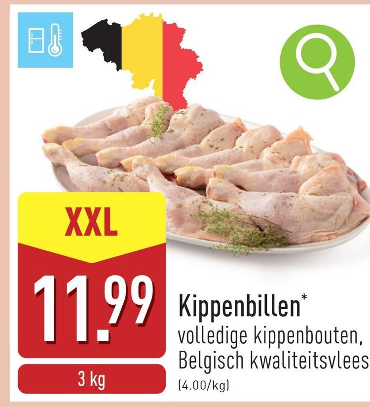 Kippenbillen volledige kippenbouten, Belgisch kwaliteitsvlees