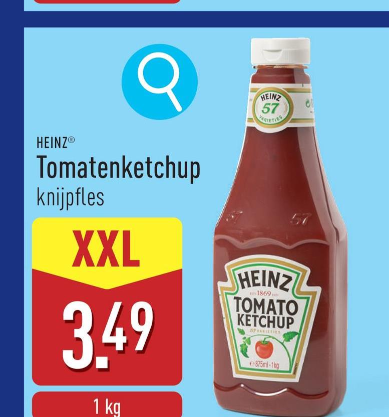 Tomatenketchup in knijpfles