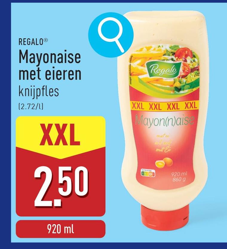 Mayonaise met eieren in knijpfles met antilekdop