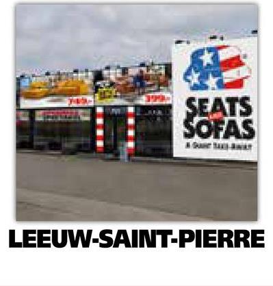 SEATS
SOFAS
LEEUW-SAINT-PIERRE