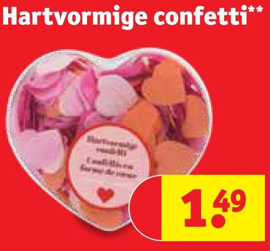 Hartvormige confetti**
149