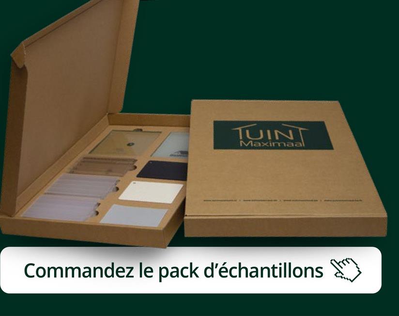 TUINT
Maximaal
Commandez le pack d'échantillons