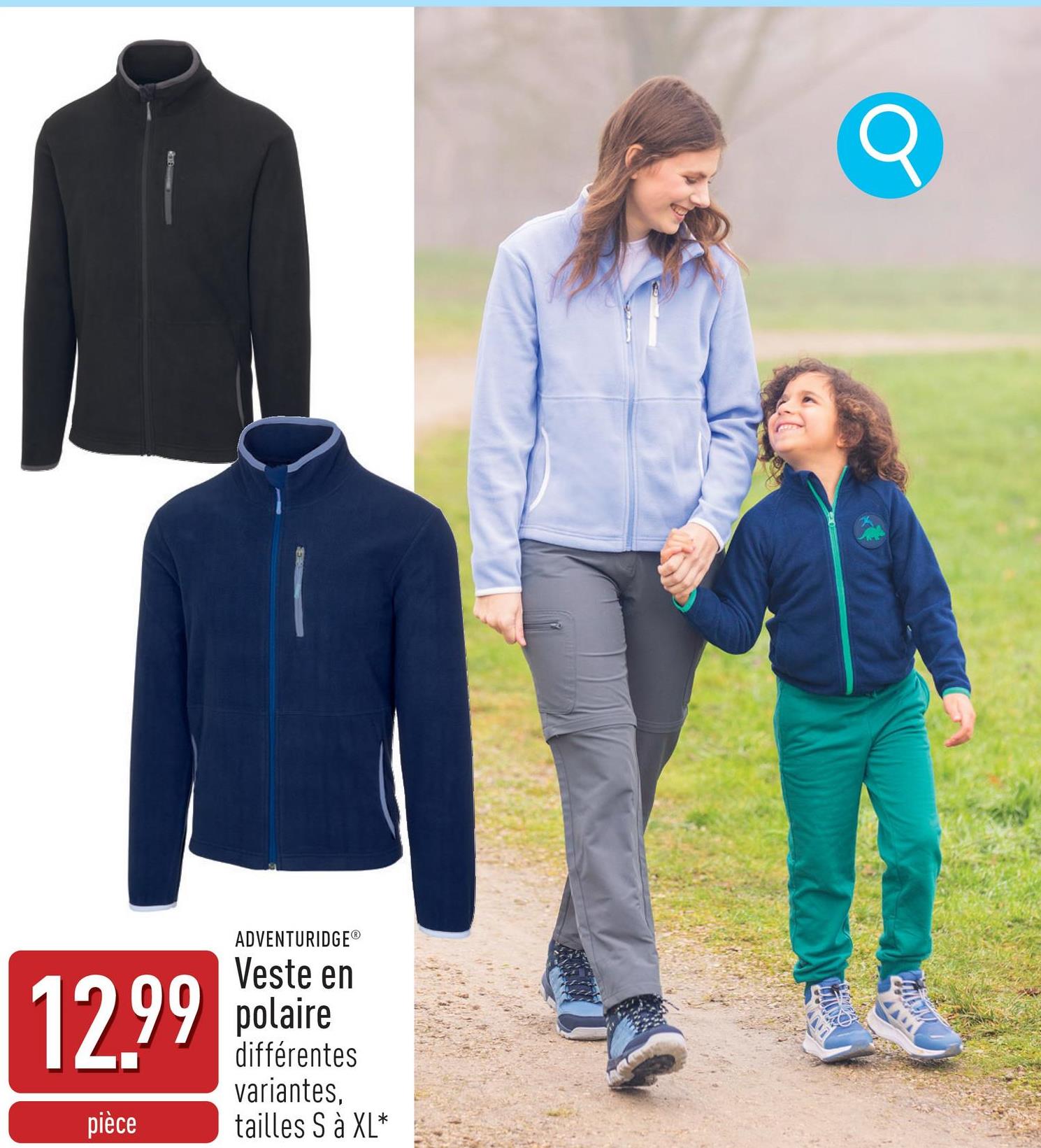 Veste en polaire polyester, relaxed fit, choix entre différentes variantes, tailles S à XL*, certifiée OEKO-TEX®