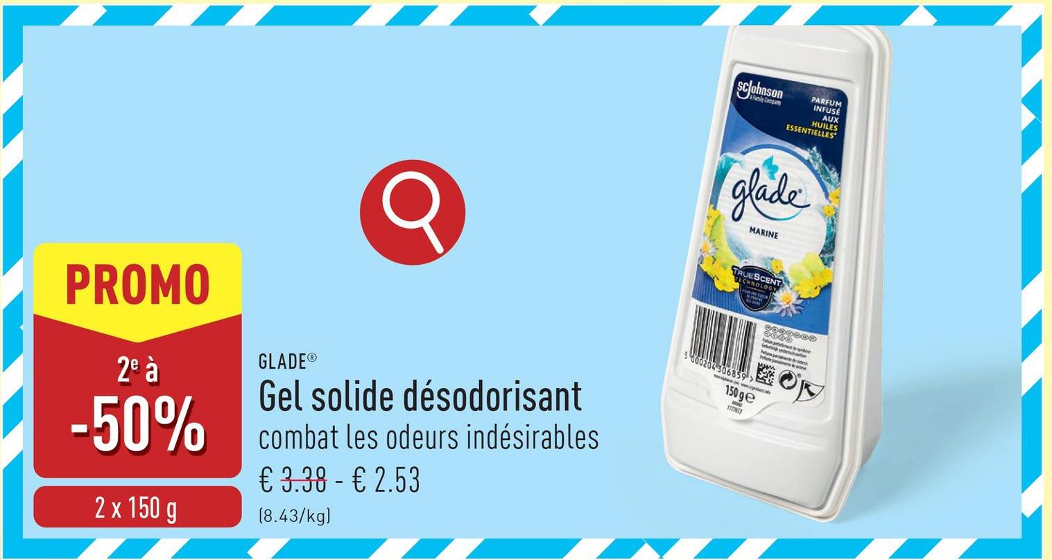 Gel solide désodorisant combat les odeurs indésirables