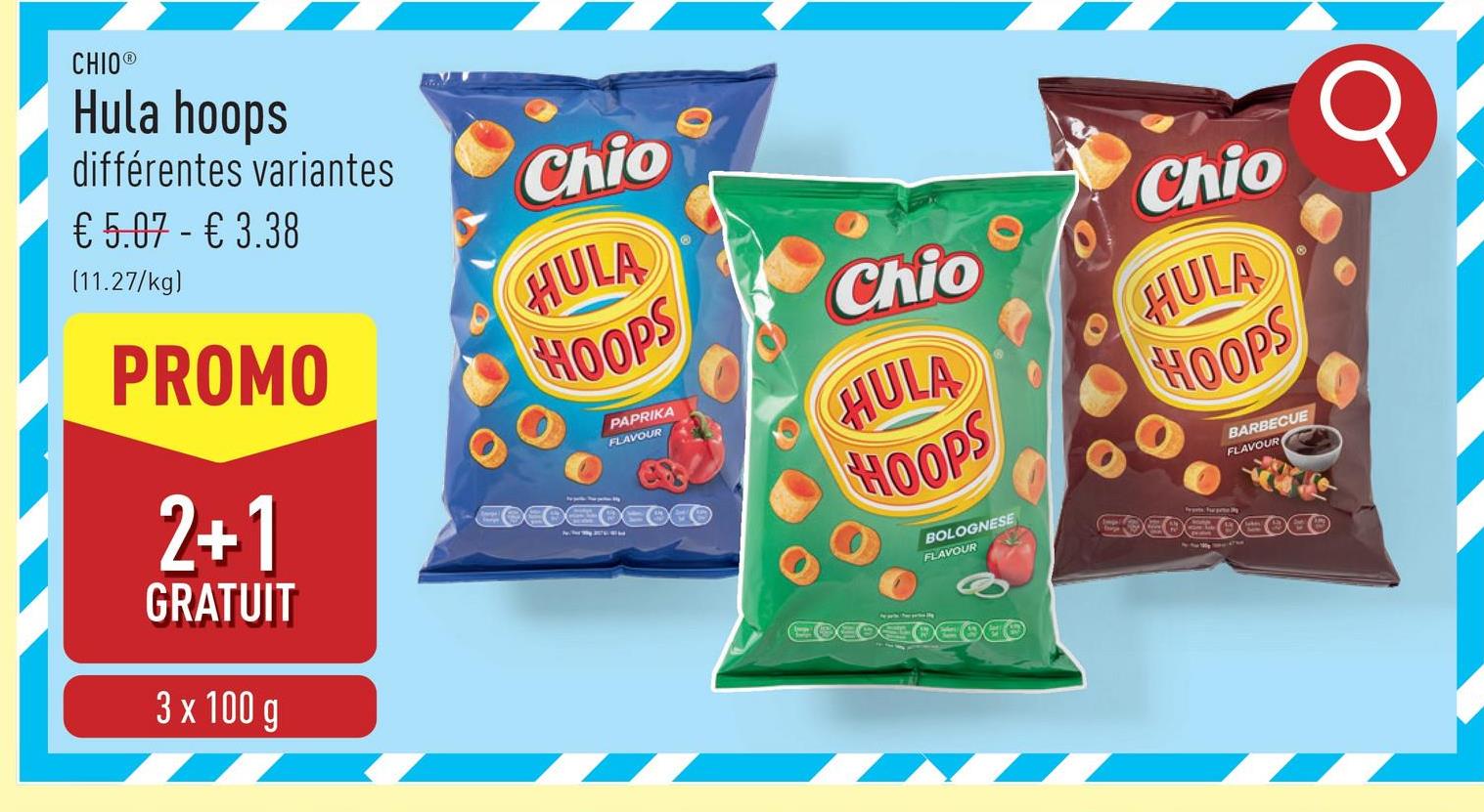 Hula hoops choix entre différentes variantes