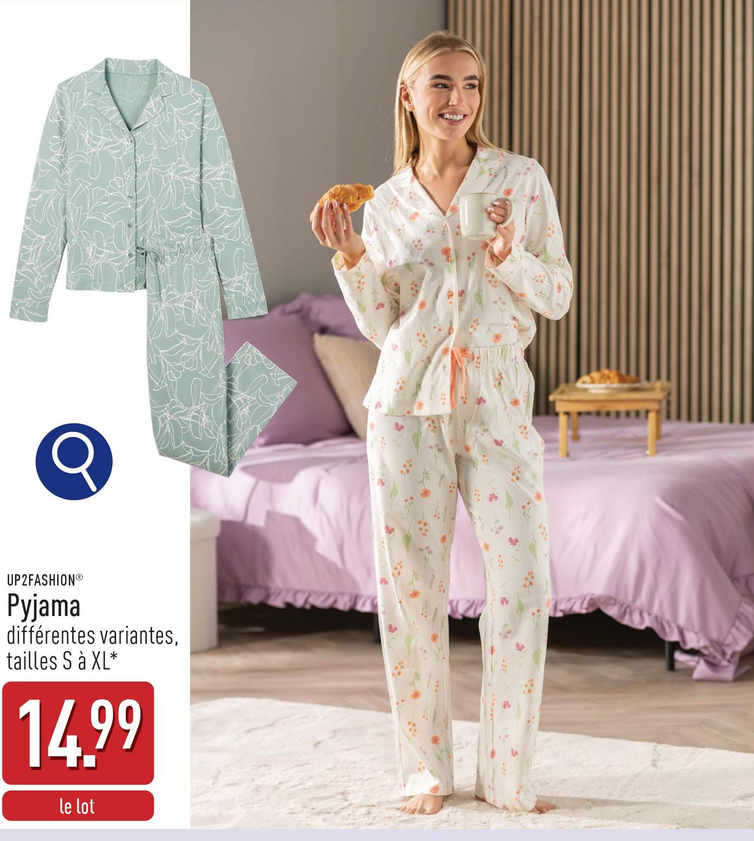 Pyjama coton, regular fit, choix entre différentes variantes, tailles S à XL*, certifié OEKO-TEX®