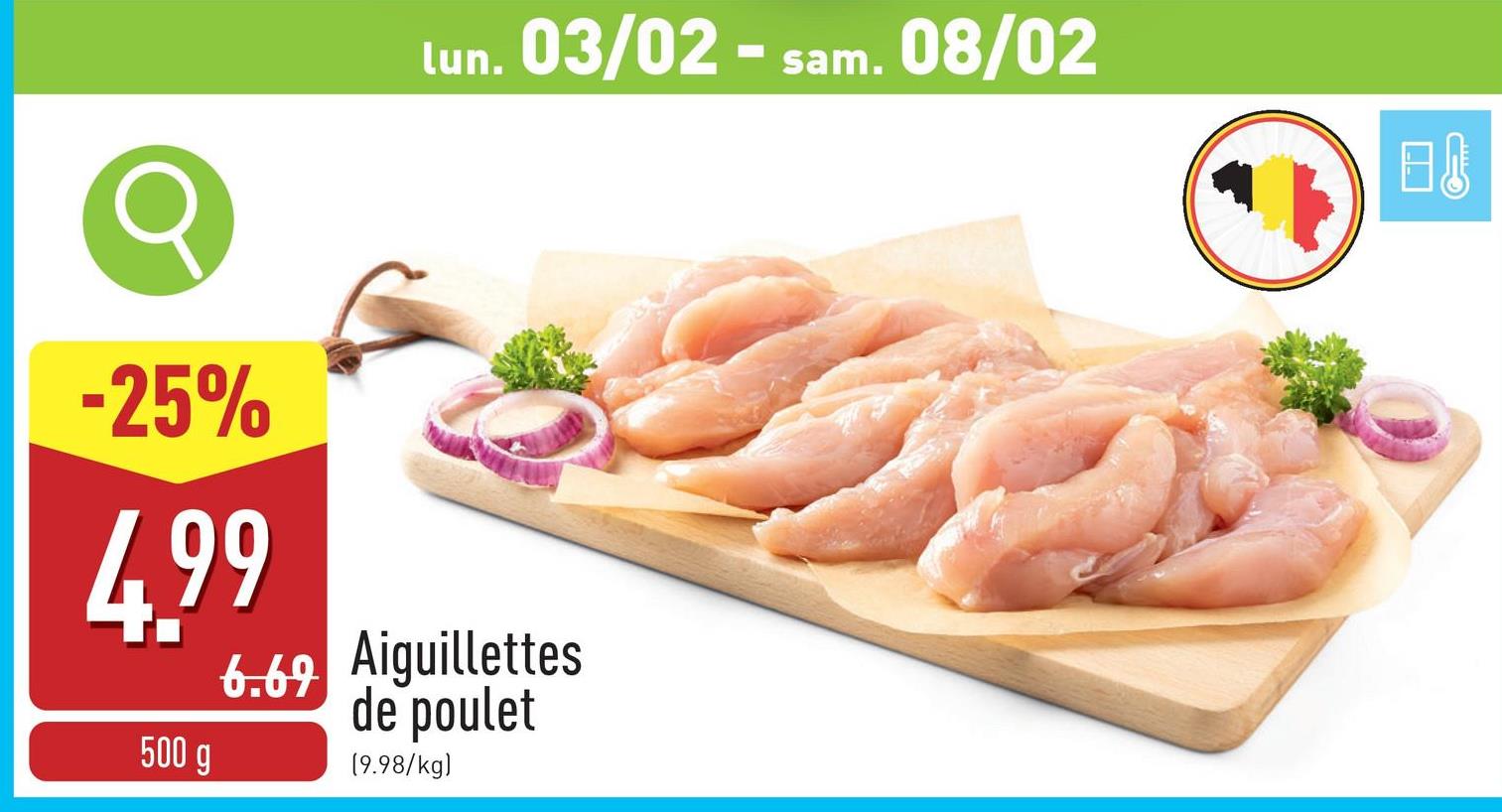 Aiguillettes de poulet tendres aiguillettes de filet de poulet, viande belge de qualité