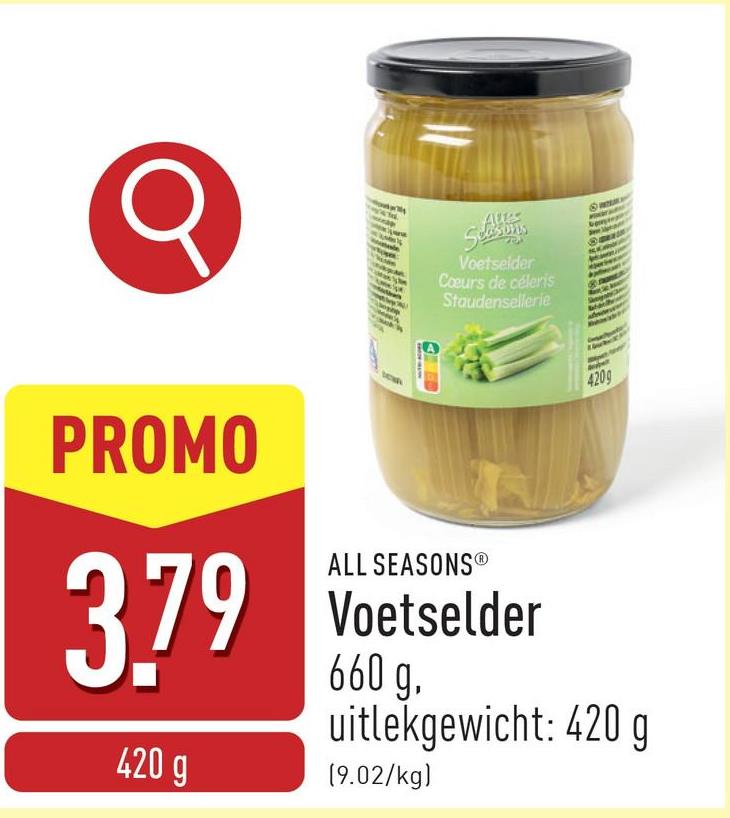 Voetselder 2 à 4 stuks, 660 g, uitlekgewicht: 420 g