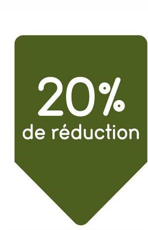 20%
de réduction