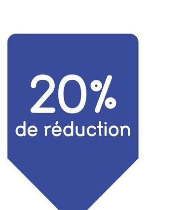 20%
de réduction