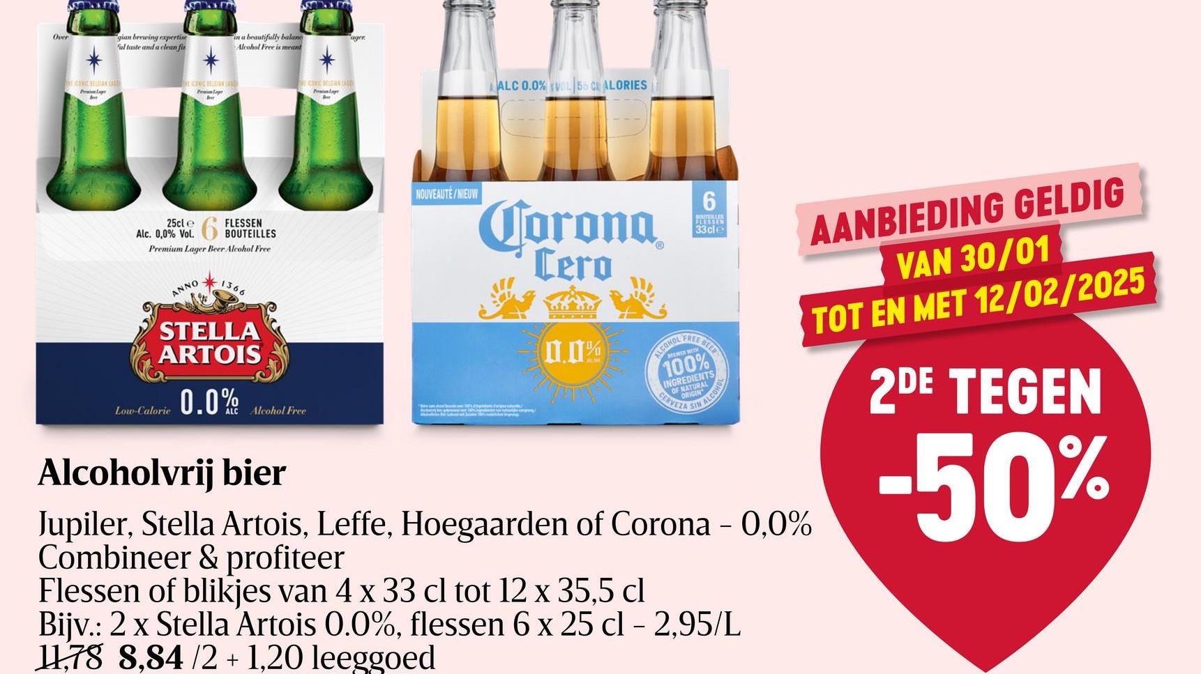 Blond Bier | Pils | alcoholvrij | 0% alc. | Blik 'De kenmerkende Jupiler-smaak, maar zonder alcohol. Dit frisse pils is gemaakt met dezelfde ingrediënten als Jupiler Red: water, gerstemout, maïs, hop en natuurlijke smaakstoffen die dezelfde zachte en uitgesproken smaak geven die je gewend bent. Met vertrouwde dorstlessende kwaliteit, zuiver aroma en lichtgouden kleur is dit een alcoholvrij bier zonder compromissen.'