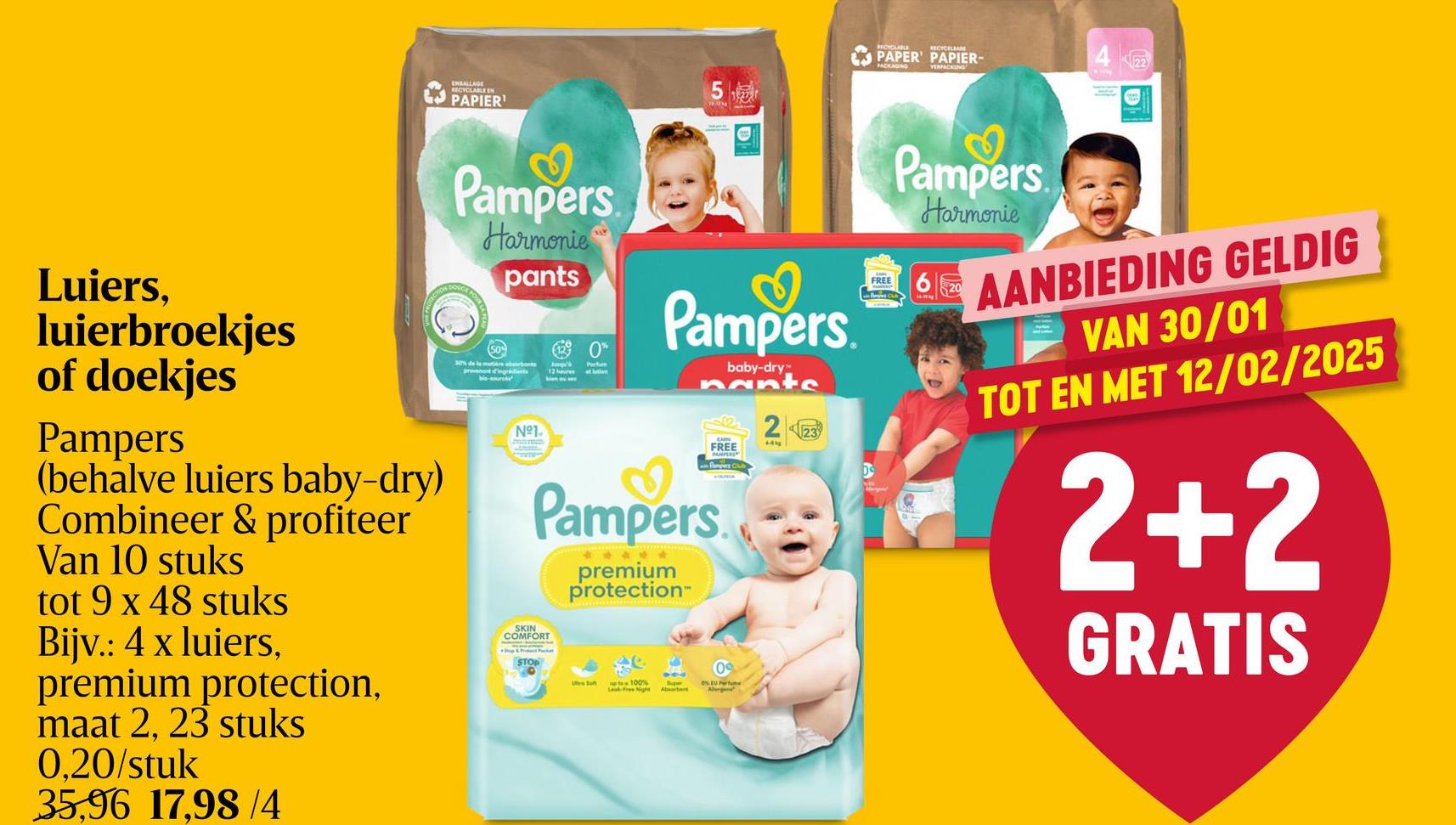 Doekjes | Aqua Pampers Harmonie Aqua babydoekjes zijn gemaakt met 99% puur water en biologisch katoen (15%). Ze bevatten geen alcohol of parfum en helpen de natuurlijke pH van de huid te behouden om ze zo tegen huidirritatie beschermen.