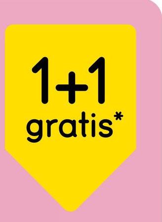 1+1
gratis*