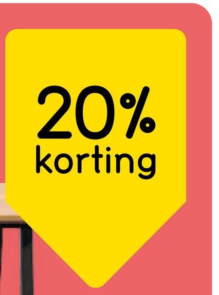 20%
korting