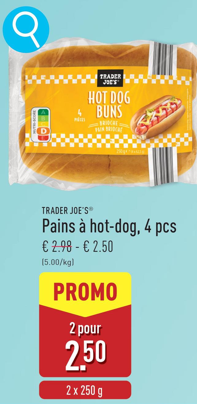 Pains à hot-dog, 4 pcs petits pains mous pour hot-dogs