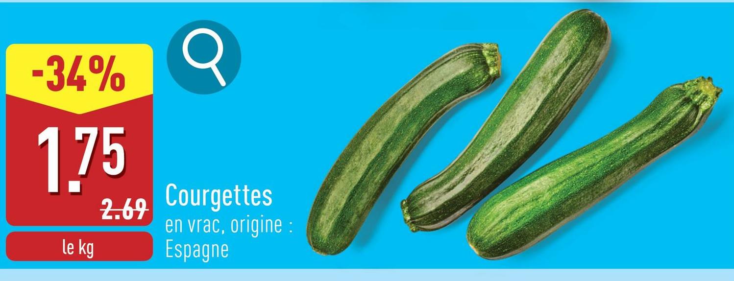 Courgettes en vrac