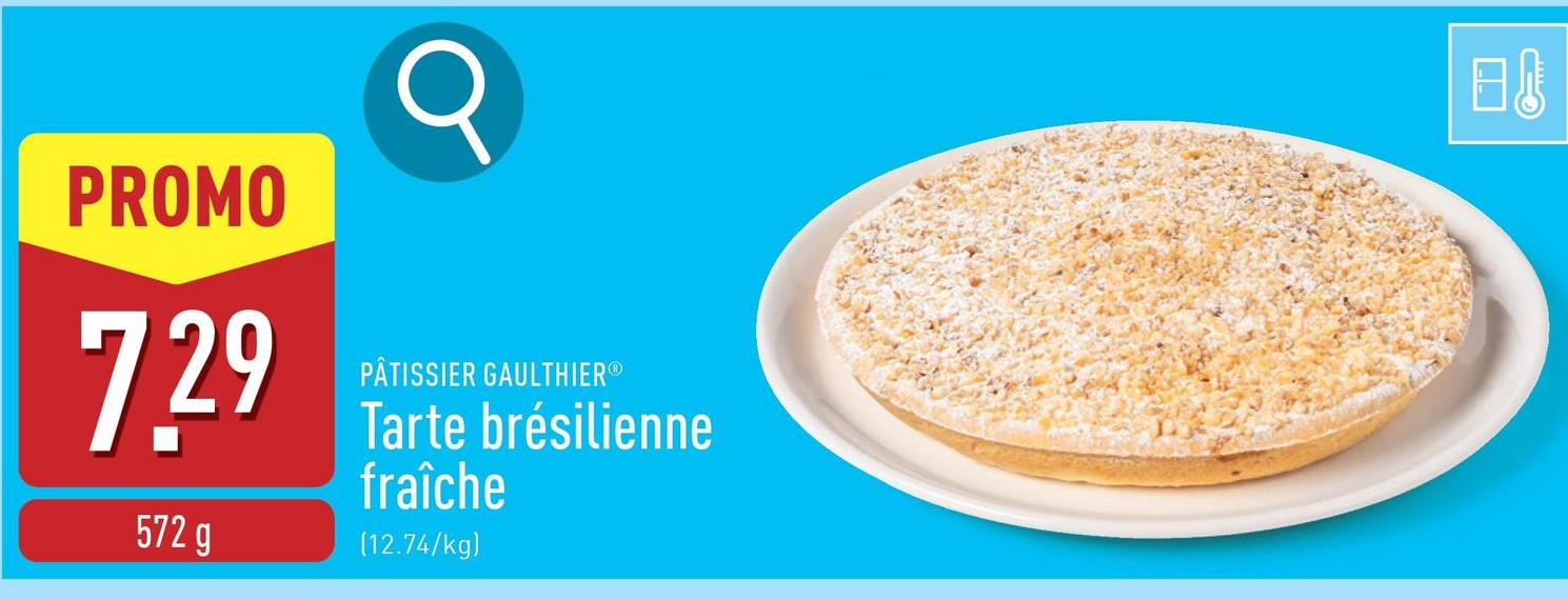 Tarte brésilienne fraîche pour 6 personnes