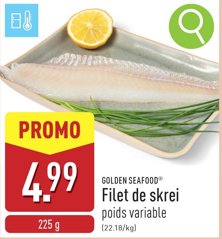 Filet de skrei poids variable