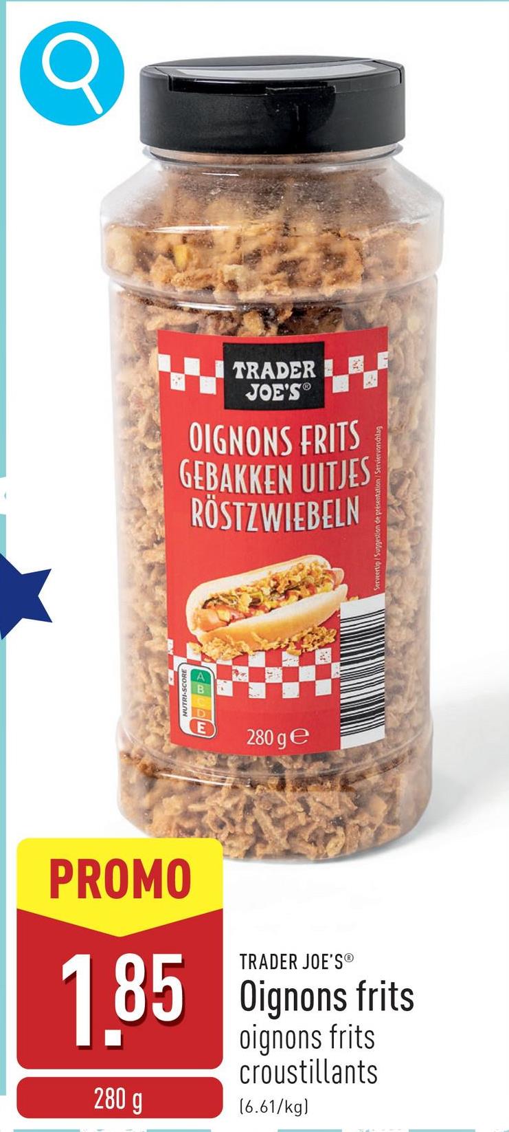 Oignons cuits oignons frits croustillants, idéaux pour les hot-dogs, les hamburgers et les salades