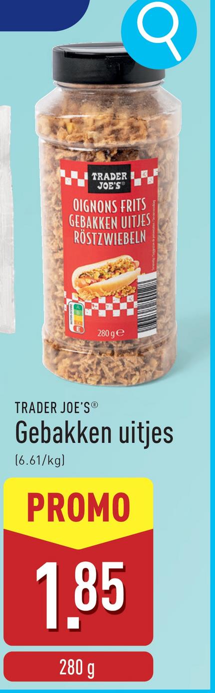 Gebakken uitjes krokant gebakken uitjes, ideaal voor op hotdogs, hamburgers en in salades