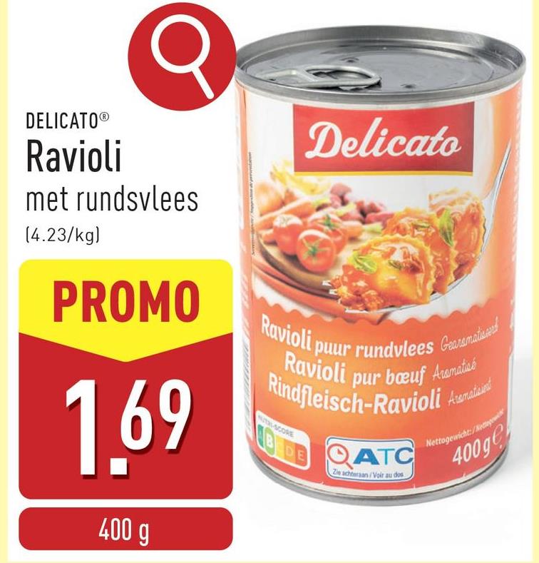 Ravioli met rundsvlees