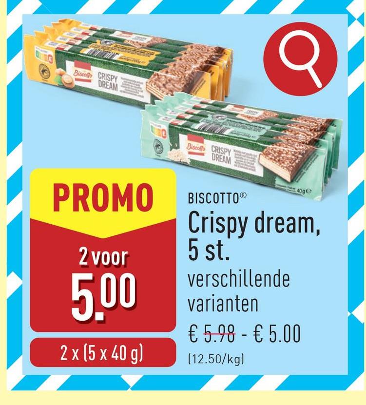 Crispy dream, 5 st. keuze uit verschillende varianten