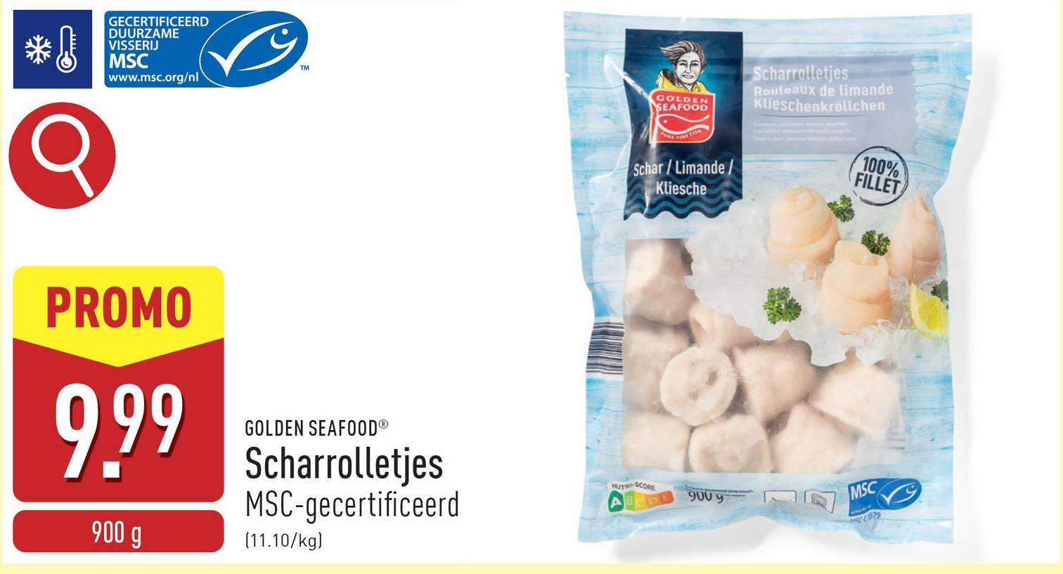 Scharrolletjes geelvinscharrolletjes, MSC-gecertificeerd