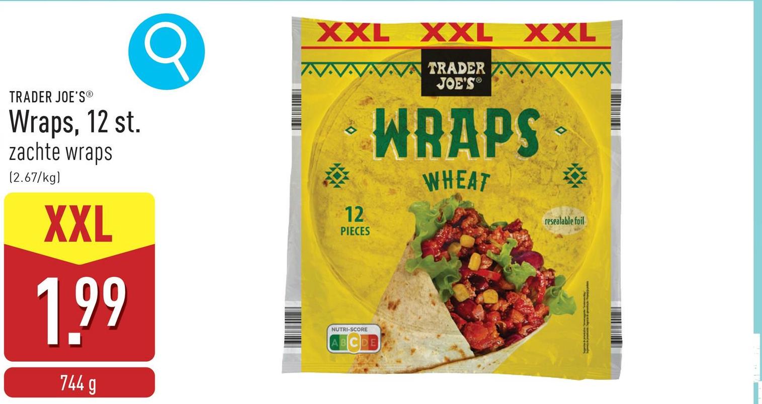 Wraps, 12 st. zachte wraps, om zelf te garneren