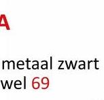 A
metaal zwart
wel 69