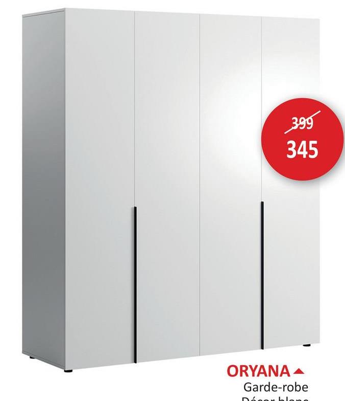 399
345
ORYANA
Garde-robe