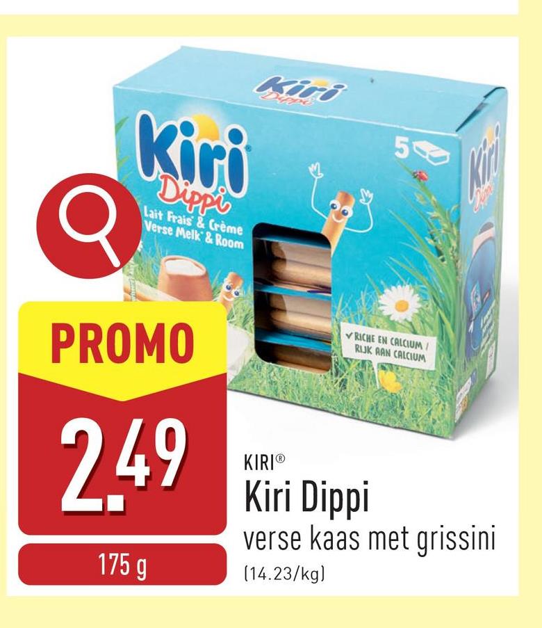 Kiri Dippi verse kaas met grissini